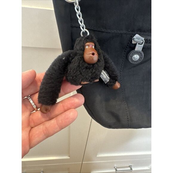 Kipling Black Nylon Bailey Rare Crossbody Bag - Picture 3 of 16